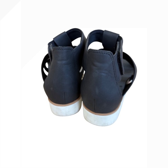 Dr Scholls Black Gladiator Sandals Comfort Straps Platform Casual US 8.5 - Picture 4 of 6